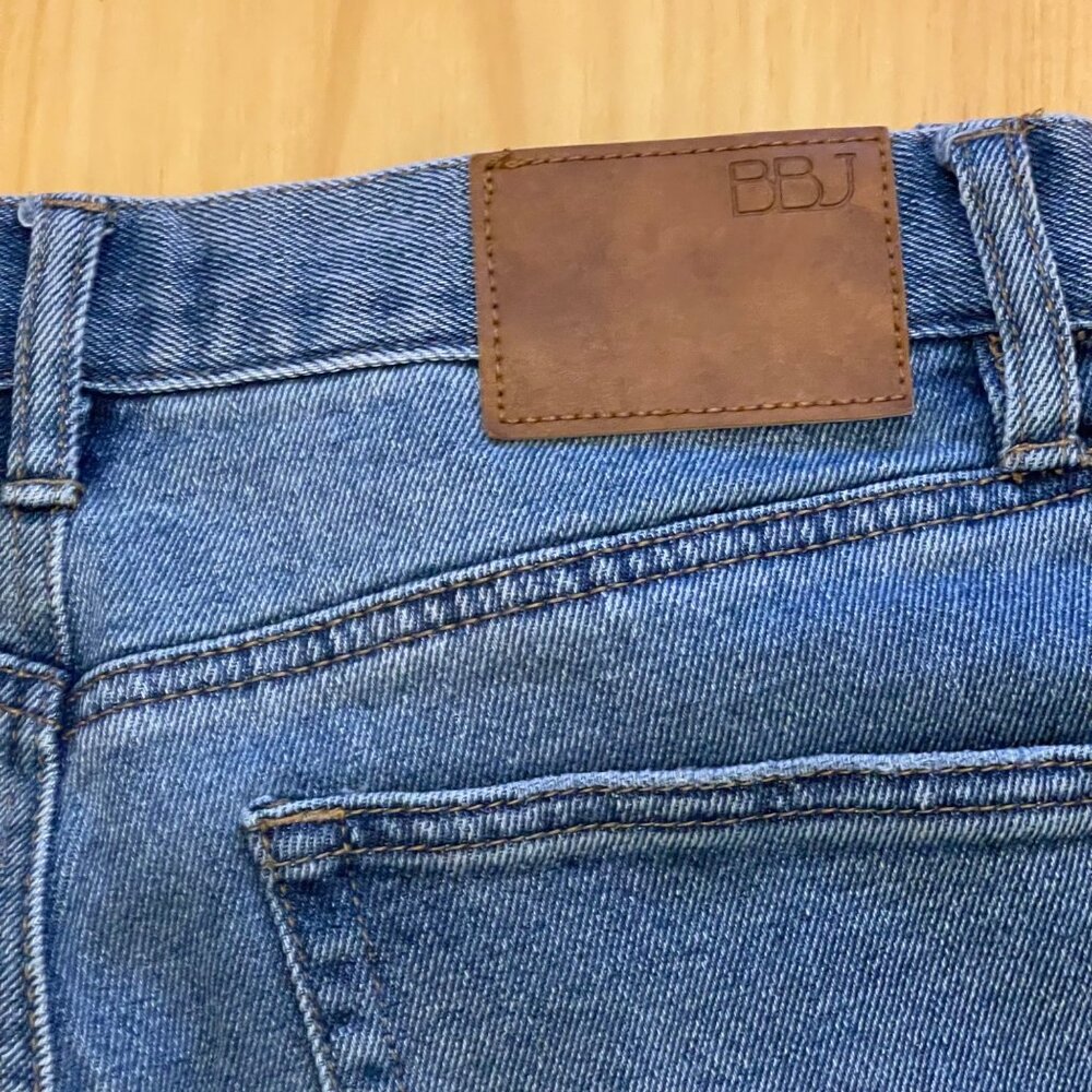 High-Waisted Womens Blue Denim Jeans By BBJ Los Angeles Sz 3/26 Button Fly & Bac - Picture 5 of 10